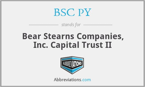 BSC PY - Bear Stearns Companies, Inc. Capital Trust II